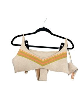 BeachWeek Beige Knit Bikini Set